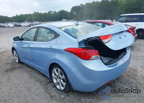 2013 Hyundai Elantra Limited z USA, uszkodzony, nr VIN KMHDH4AE3DU634618